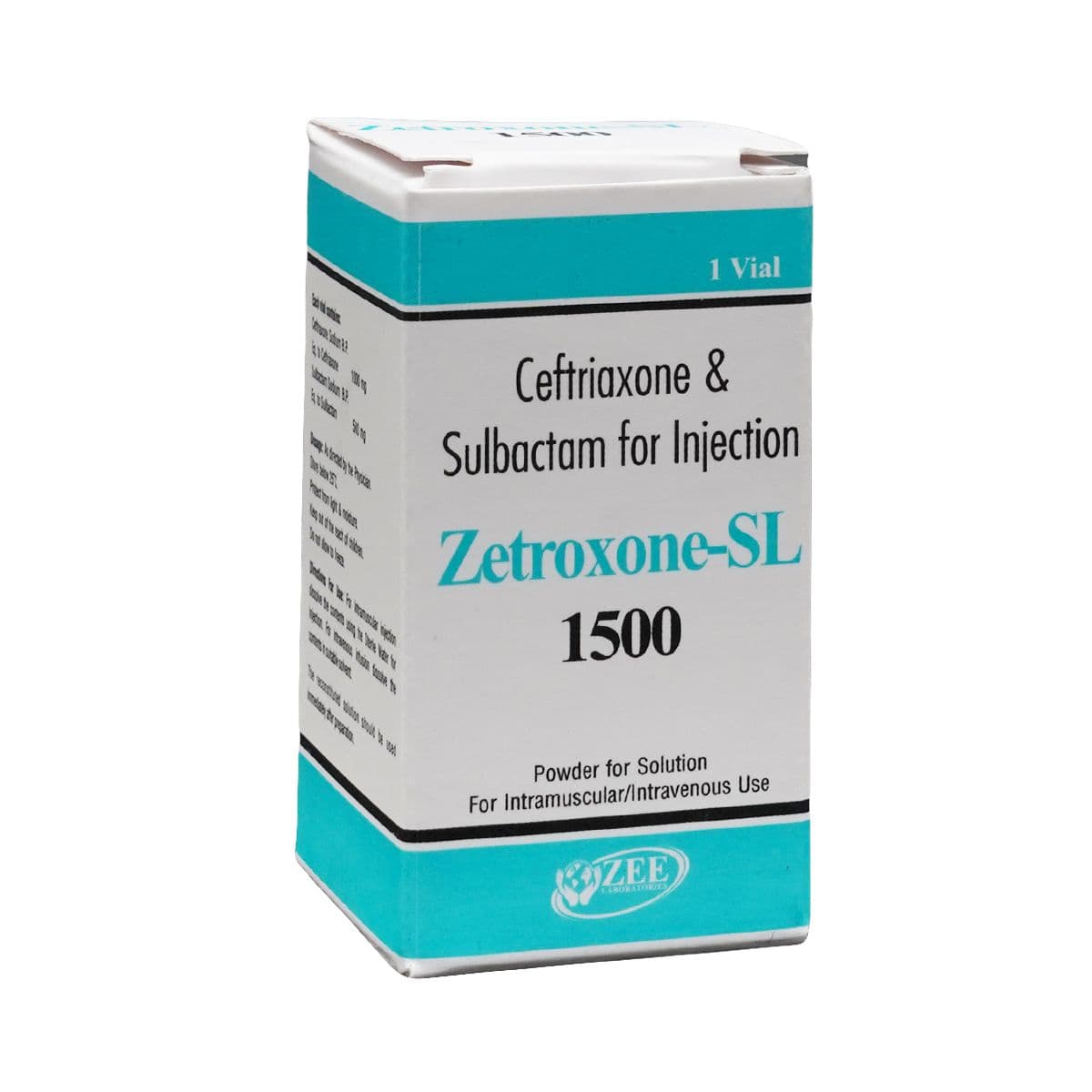 ზეტროქსონი-სლ - Zetroxone-Sl 1500მგ 1 ფლაკონი