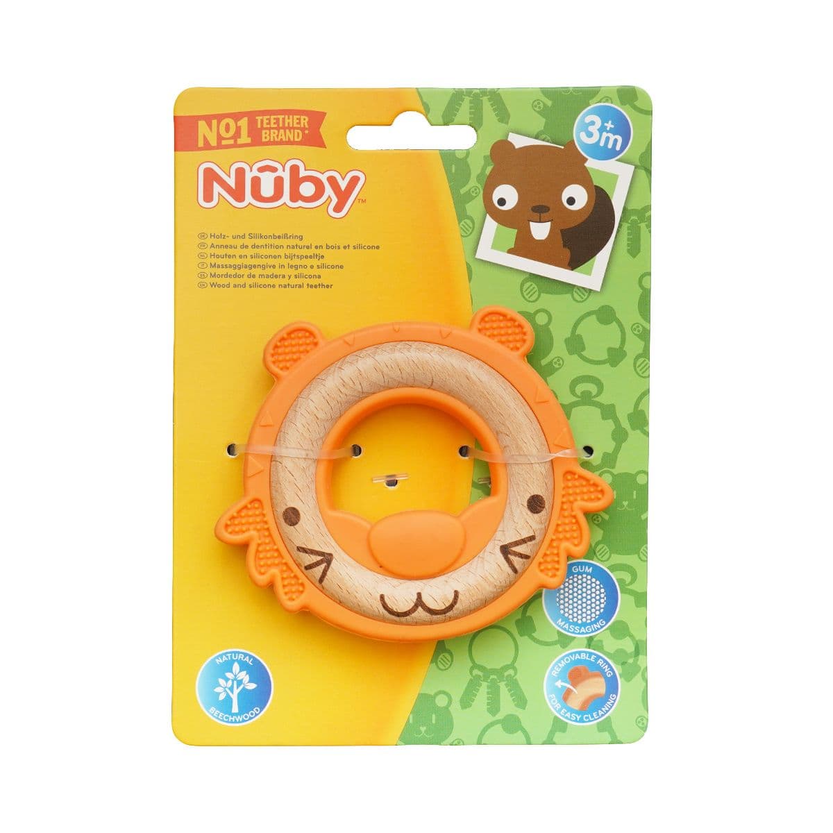 ღრძილების მასაჟორი ხე სილიკონი 06009 ნუბი - Nuby