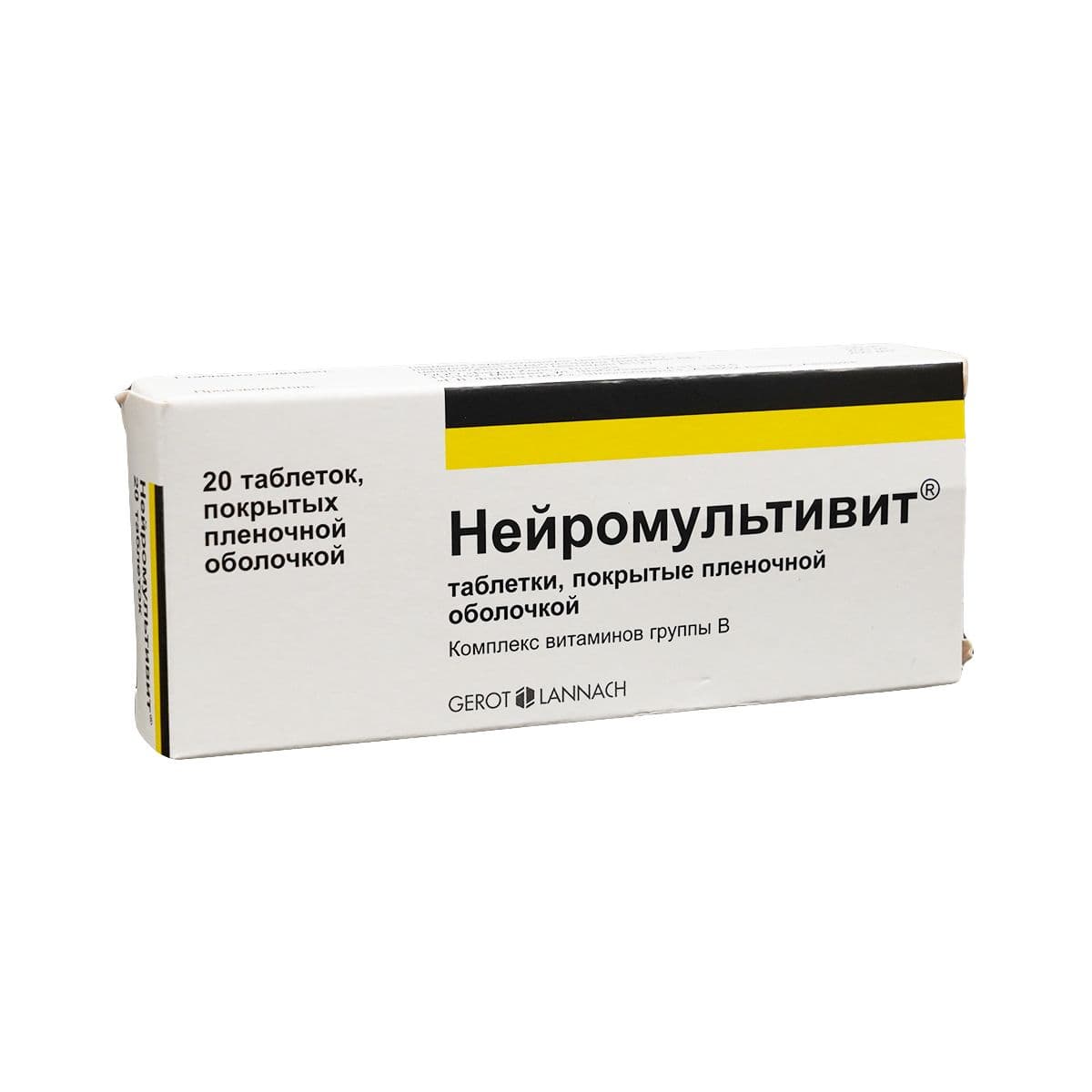 ნეირომულტივიტი 20 ტაბლეტი