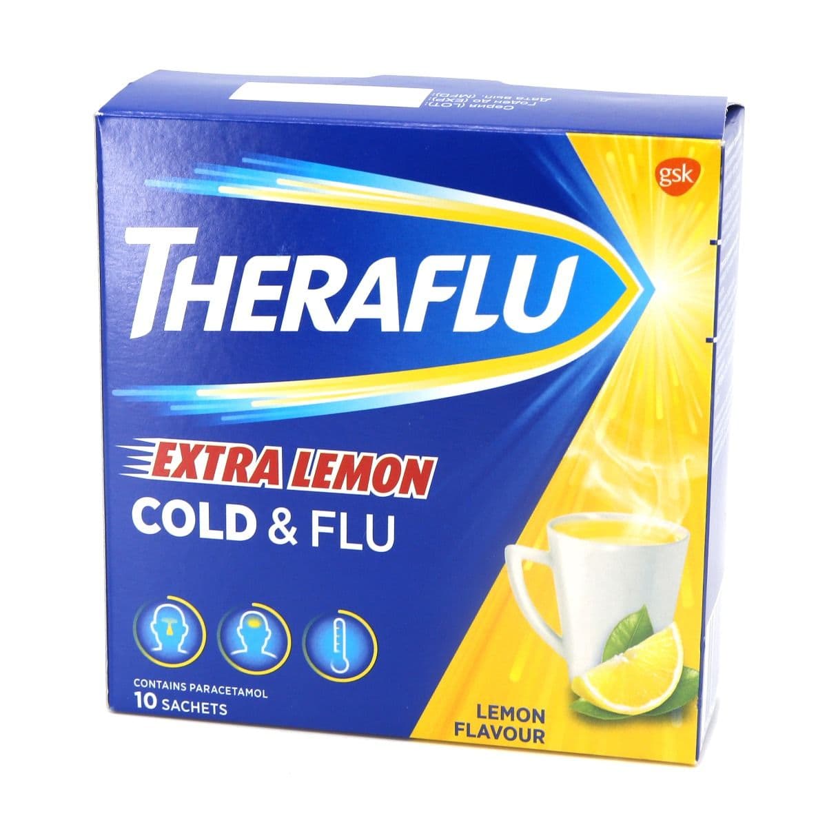 ტერაფლუ ექსტრა - Theraflu Extra 10 პაკეტი