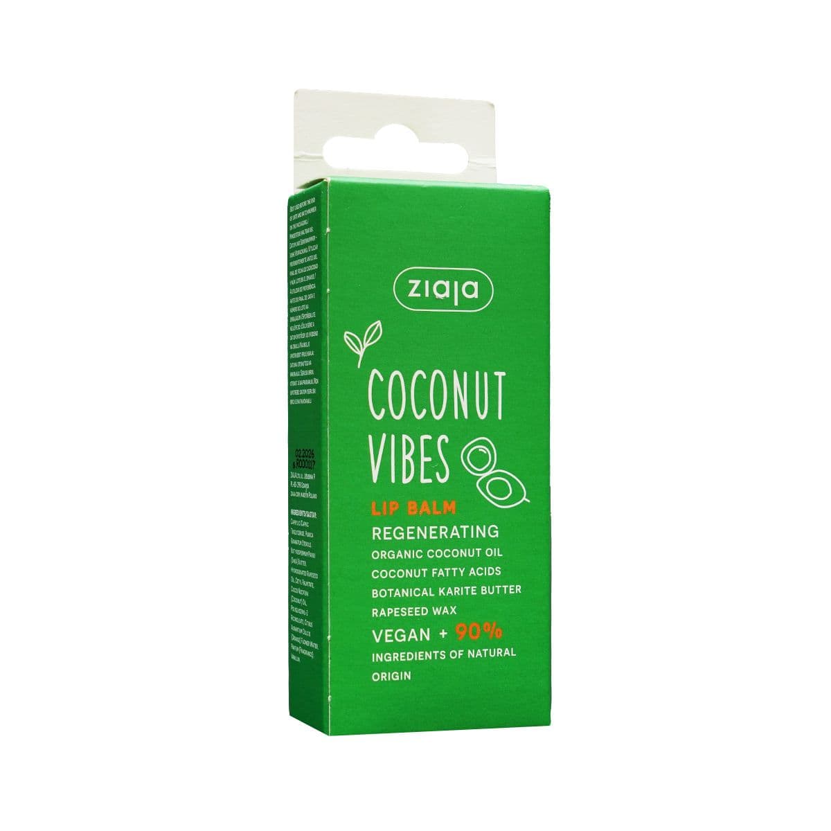 ტუჩის ბალმი COCONUT 10 მლ 3090 ზიაია - Ziaja