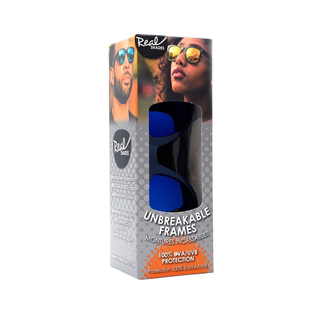 მზის სათვალე 10 წლიდან ლურჯი 4398 რეალ შეიდს - Real Shades