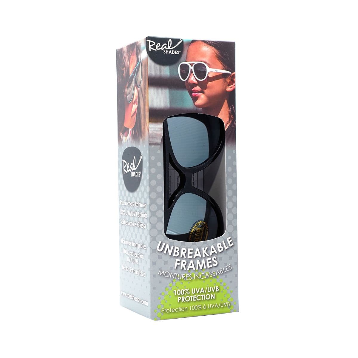 მზის სათვალე 4 წლიდან შავი 2721 რეალ შეიდს - Real Shades