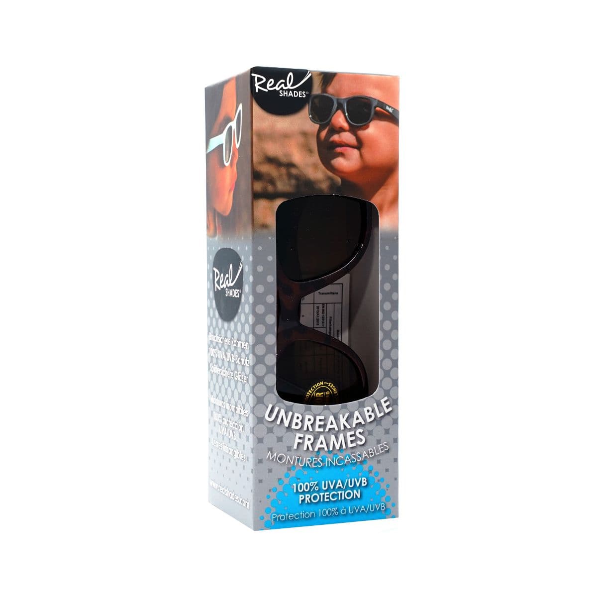 მზის სათვალე 4 წლიდან Tortoise 5937 რეალ შეიდს - Real Shades