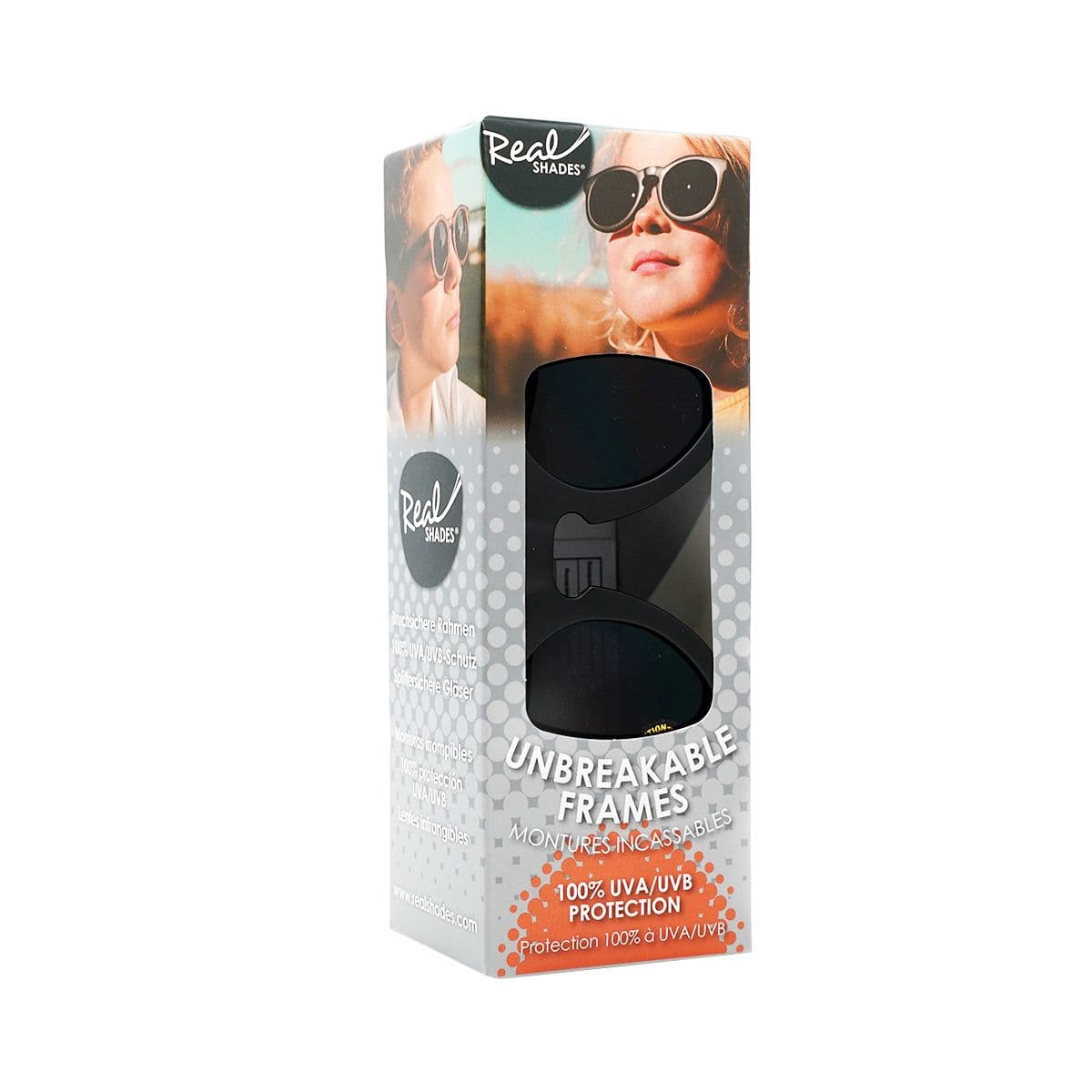 მზის სათვალე 7 წლიდან შავი 6095 რეალ შეიდს - Real Shades