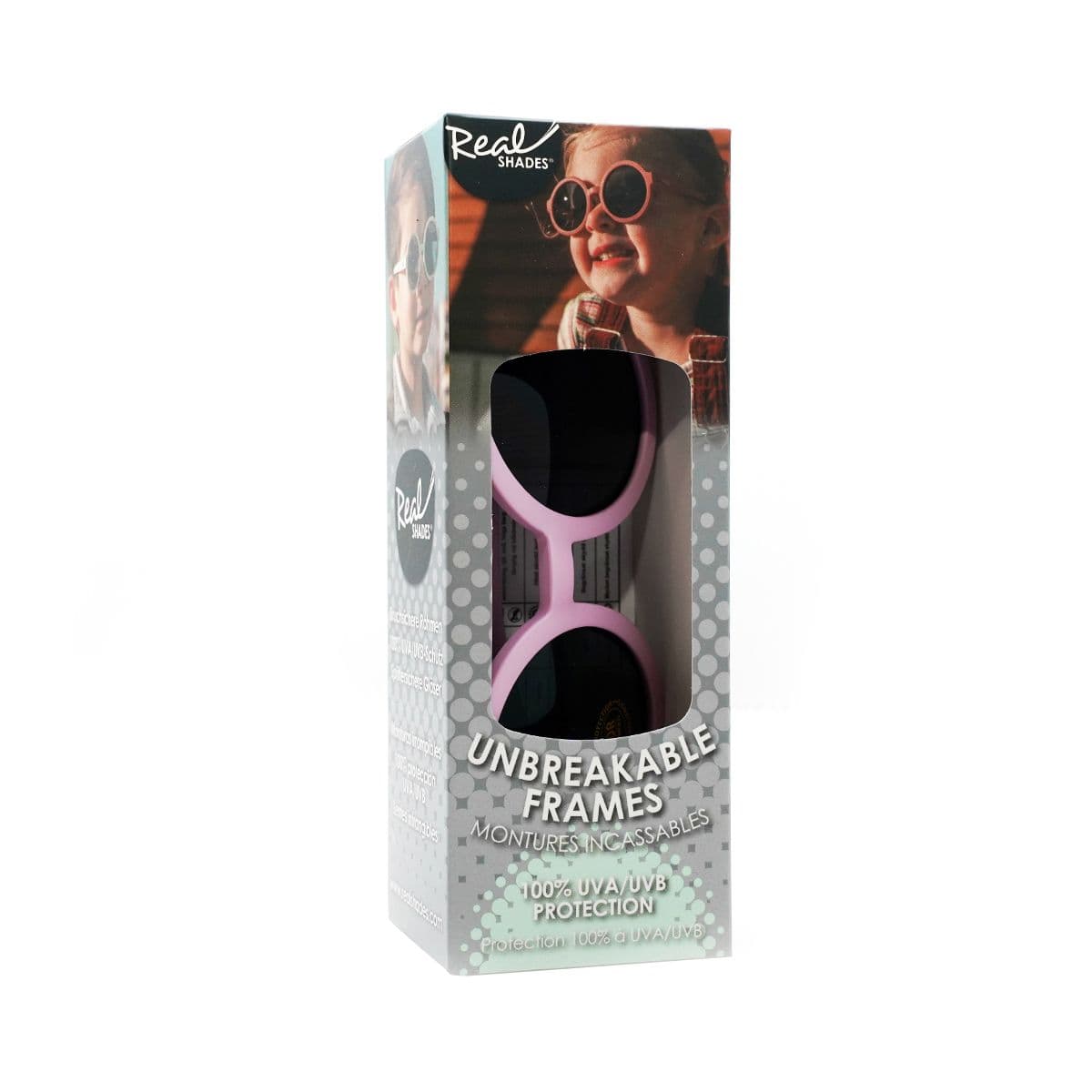 მზის სათვალე 7 წლიდან ვარდისფერი 8143 რეალ შეიდს - Real Shades