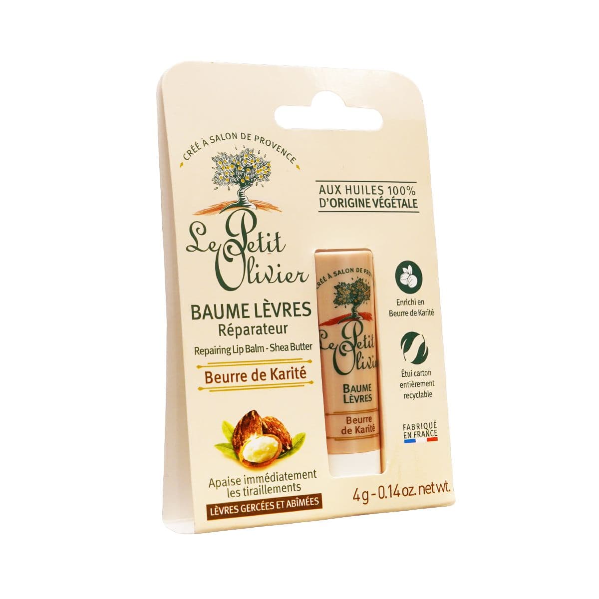 ტუჩის ბალზამი Shea 4გ 0403 ლე პეტიტ ოლივიე - Le Petit Olivier