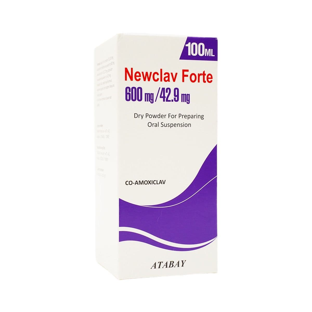 ნიუკლავი ფორტე - Newclav Forte 600/42.9მგ 100მლ