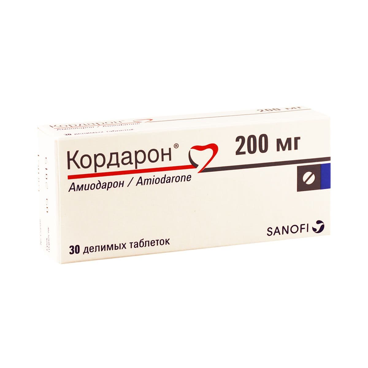 კორდარონი - Cordarone 200მგ 30 ტაბლეტი