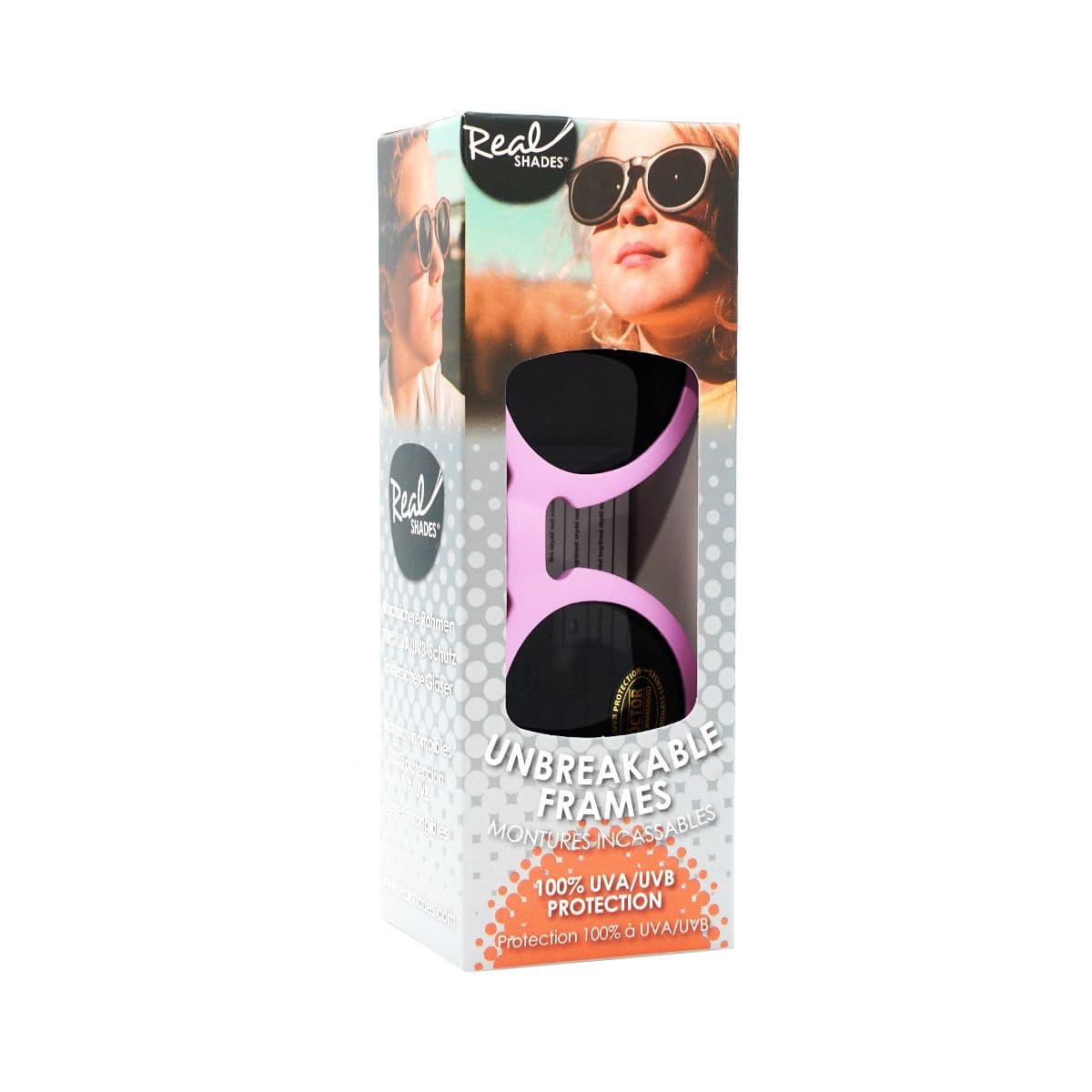 მზის სათვალე 7 წლიდან ვარდისფერი 7856 რეალ შეიდს - Real Shades