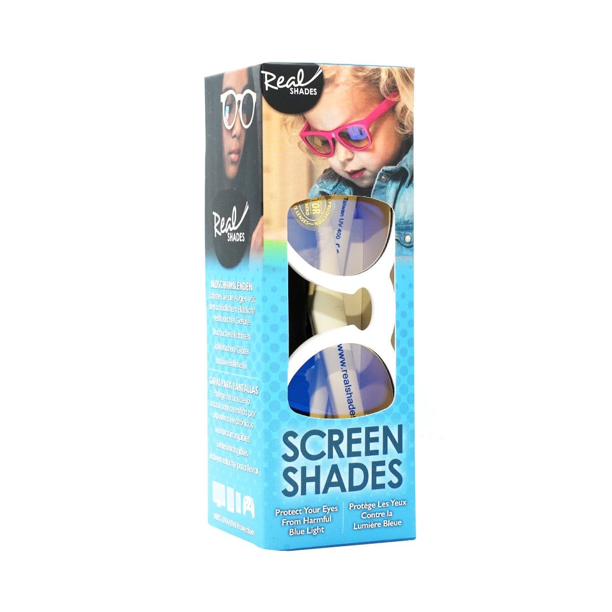 მზის სათვალე 4 წლიდან Chill თეთრი 6316 რეალ შეიდს - Real Shades