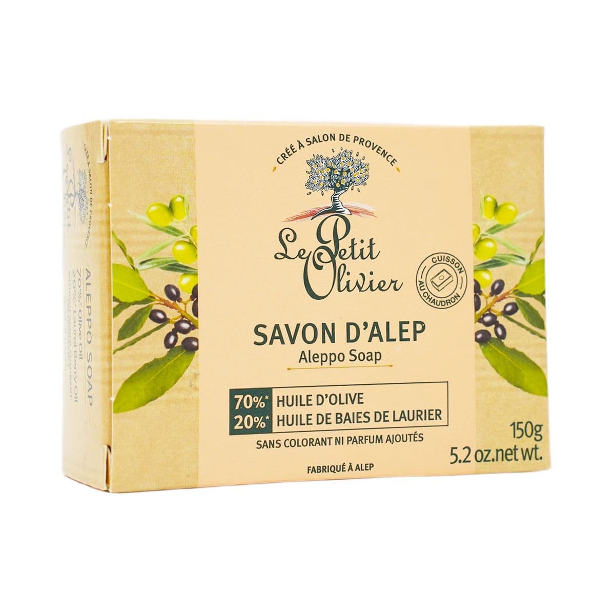 მყარი საპონი Aleppo 150 გ 5905 ლე პეტიტ ოლივიე - Le Petit Olivier