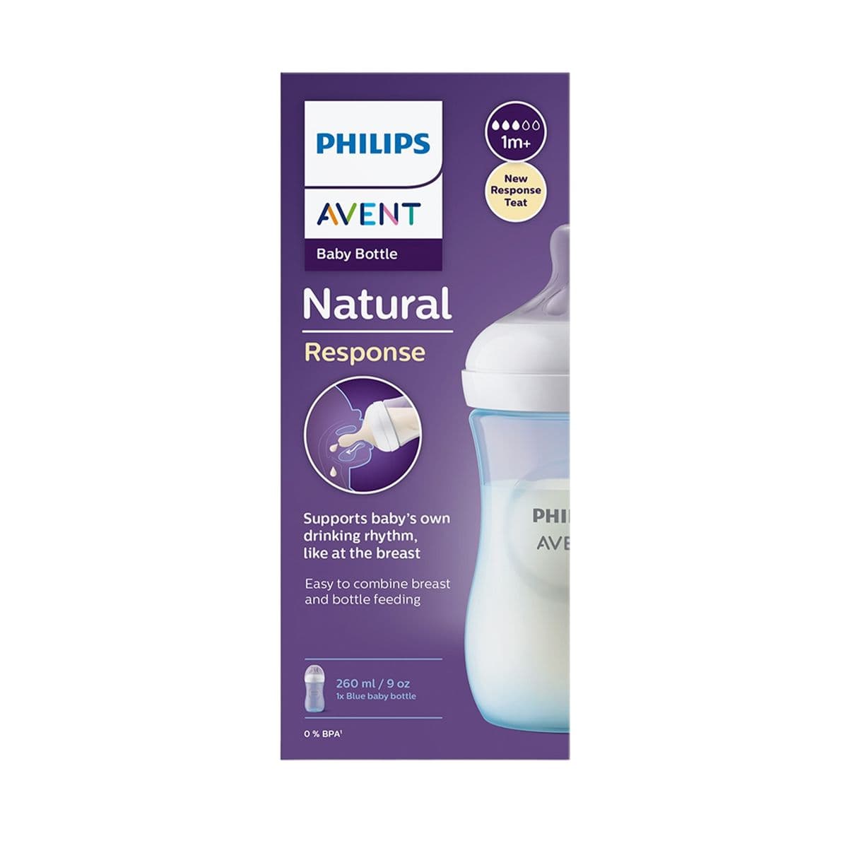 ბოთლი 1+ თვიდან 260მლ 9677 ავენტი - Avent