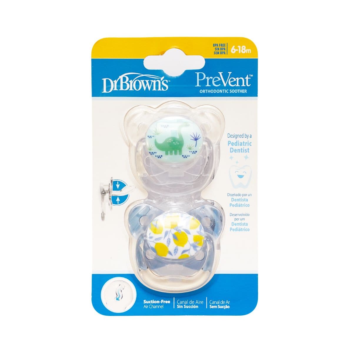 მატყუარა Prevent 2 დონე ლურჯი 2 ცალი 0192 დოქტორ ბრაუნი - DrBrowns