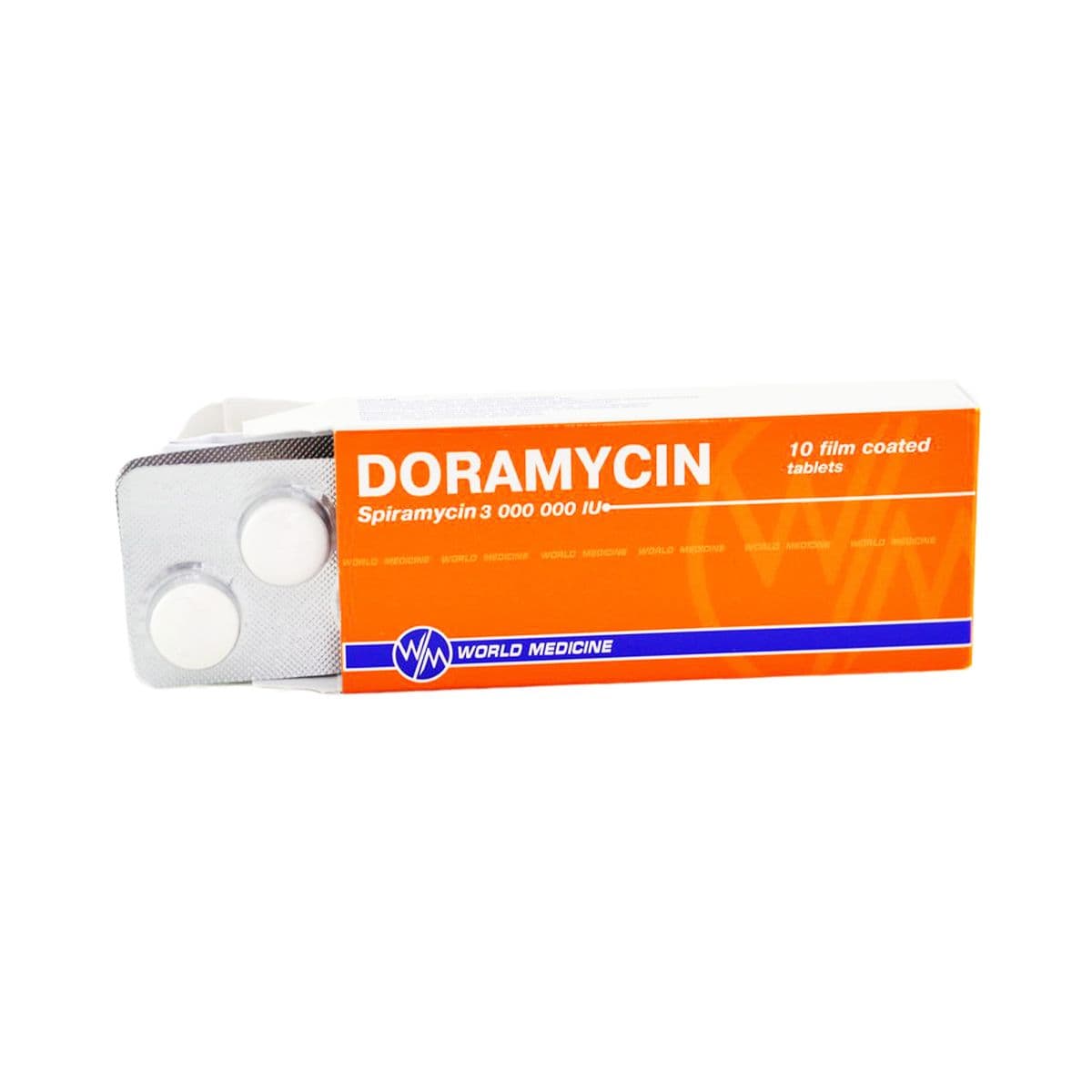 დორამიცინი - Doramycin 3000000ს.ე 10 ტაბლეტი