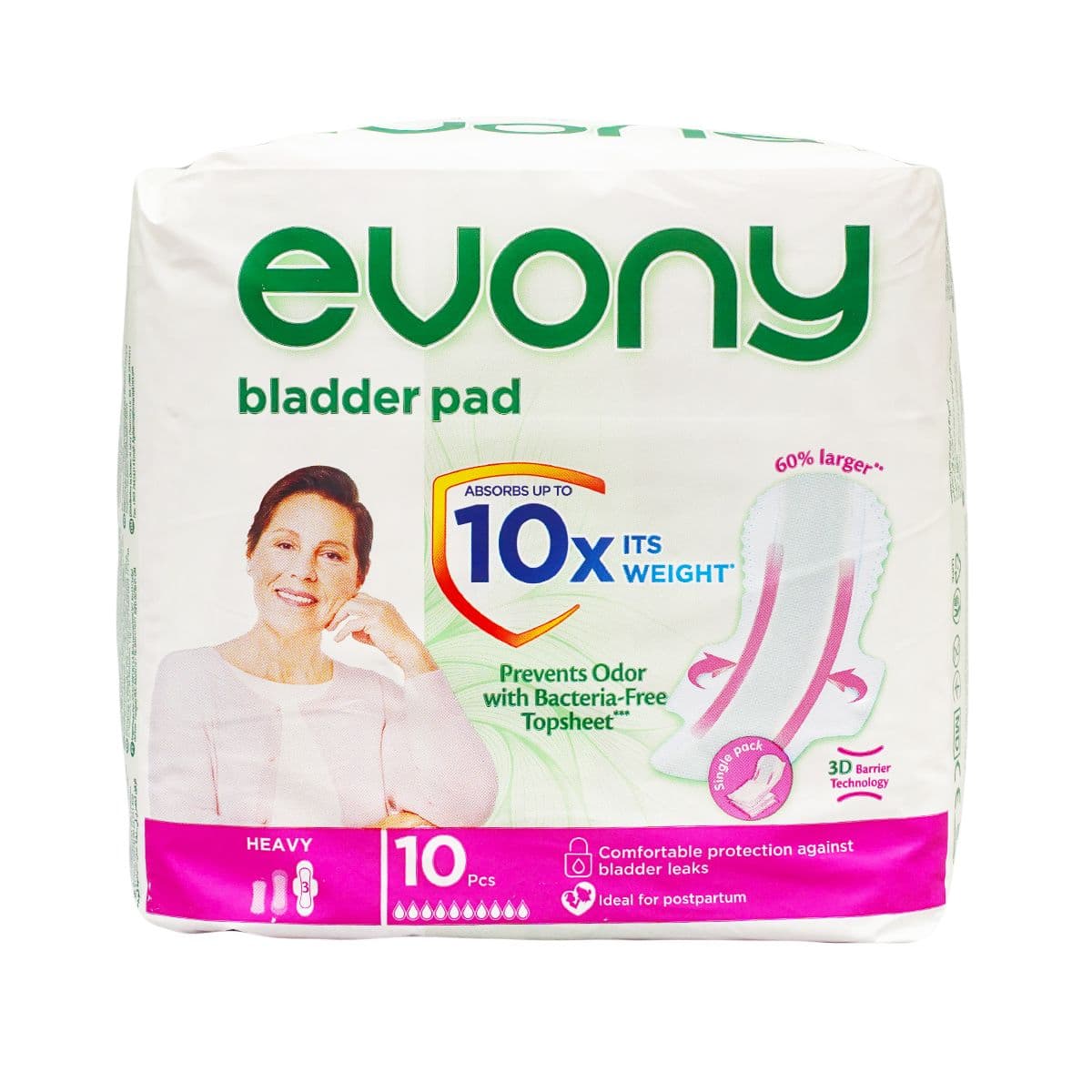 უროლოგიური საფენები ულტრა ძლიერი 10 ცალი 0252 ევონი - Evony