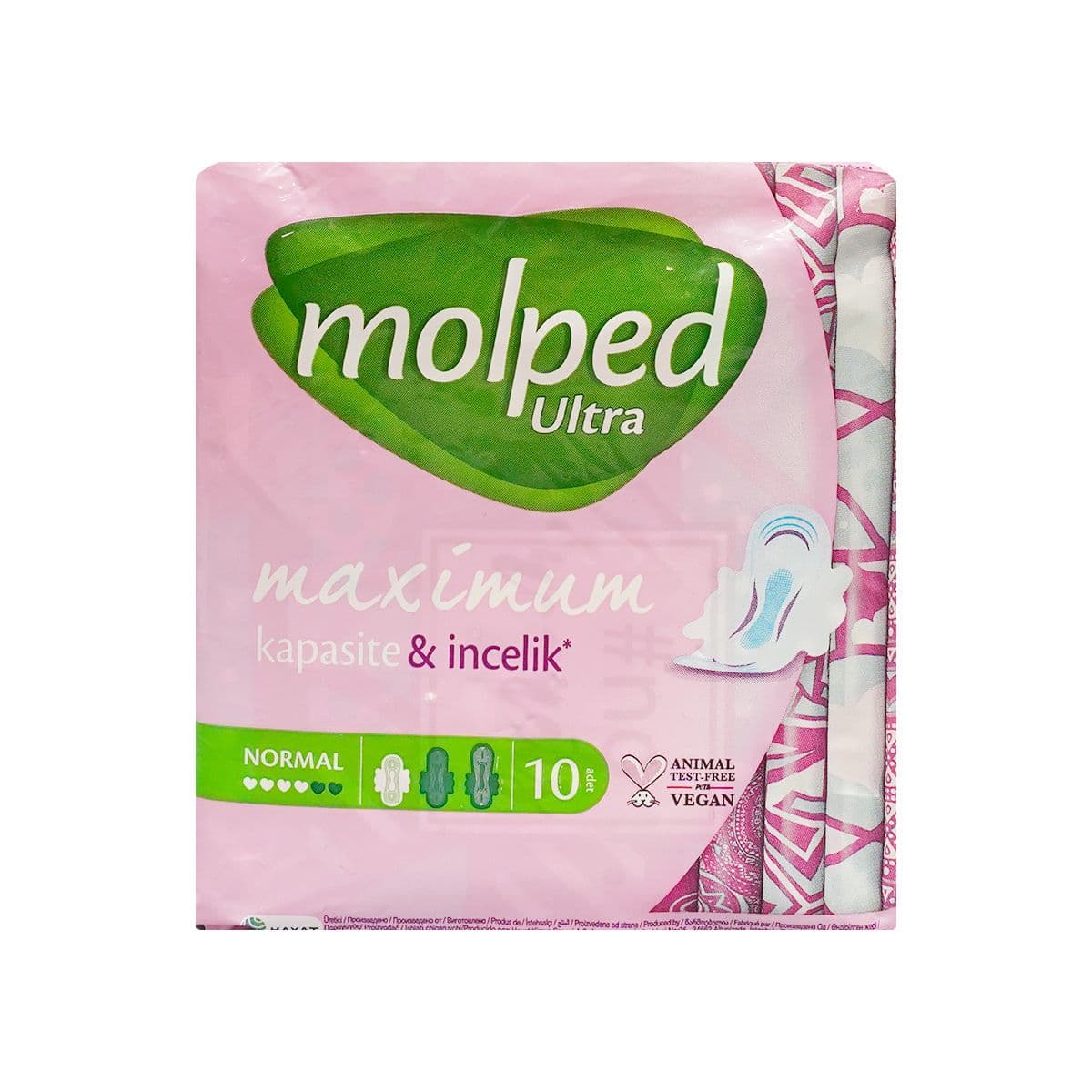 ჰიგიენური საფენი ულტრა Normal 4 წვეთი 10 ცალი 5103 მოლფედი - Molped