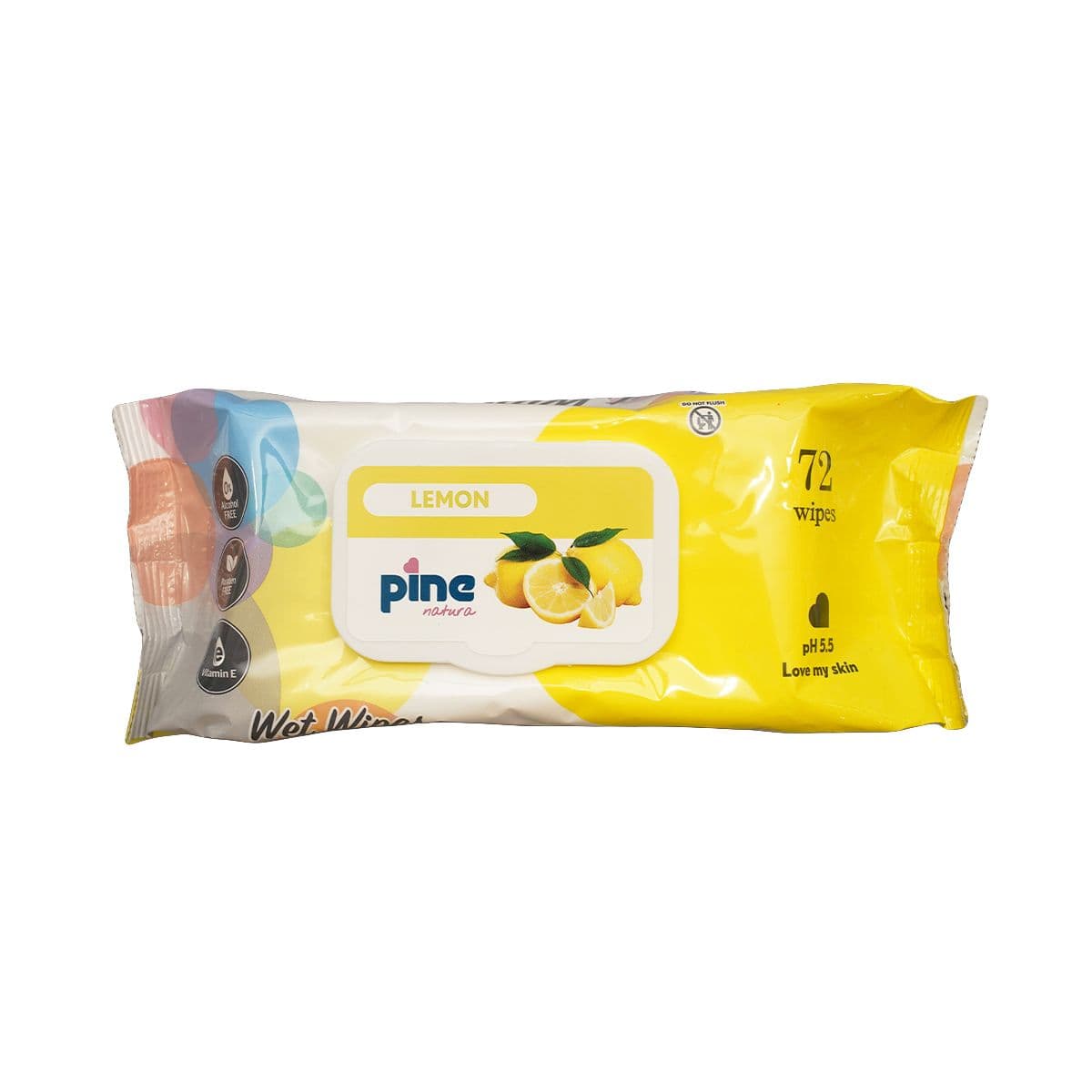 საბავშვო სველი ხელსახოცი ლიმონი 72 ცალი 6936 ფაინი - Pine