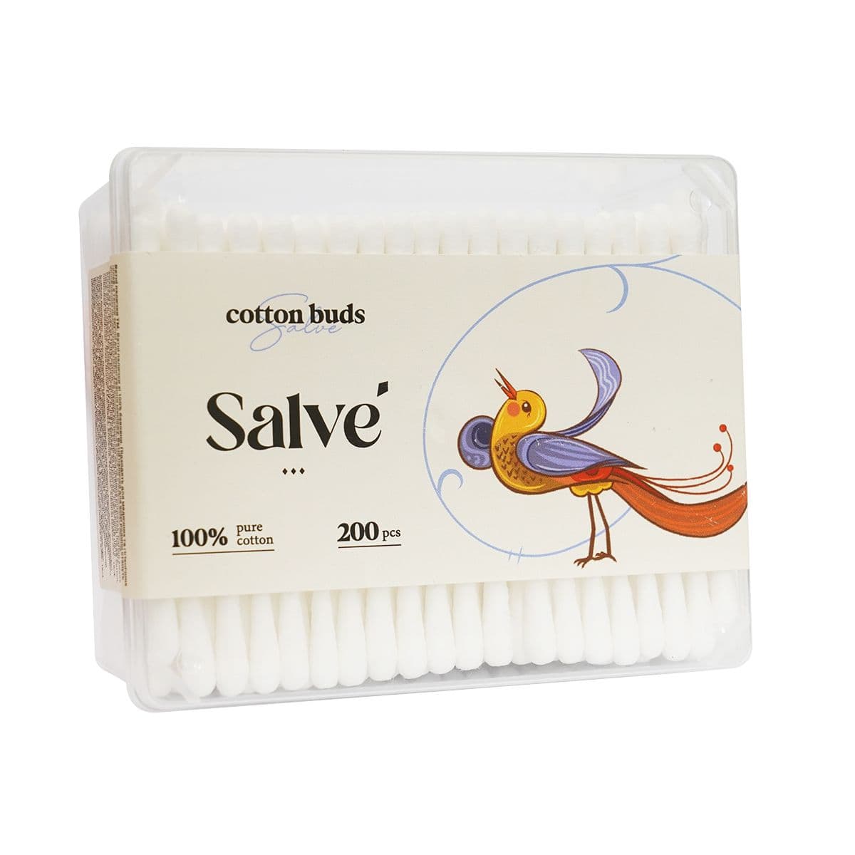 ყურის ჩხირი მართკუთხედი 200 ცალი 0607