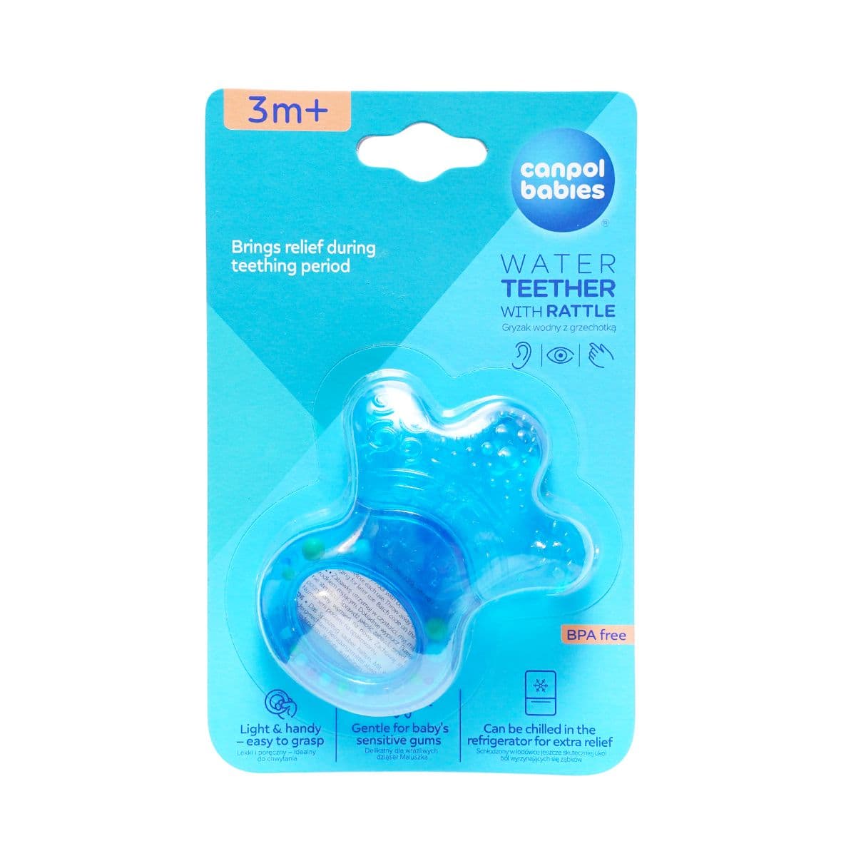 ღრძილების მასაჟორი თათი ცისფერი 4932 კანპოლი - Canpol