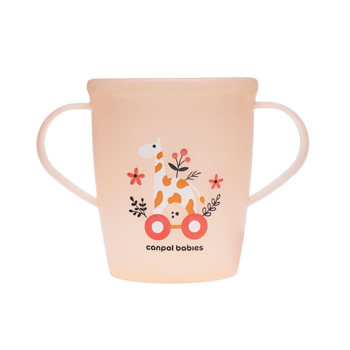 ჭიქა სახელურით ვარდისფერი 250 მლ 3352 კანპოლი - Canpol