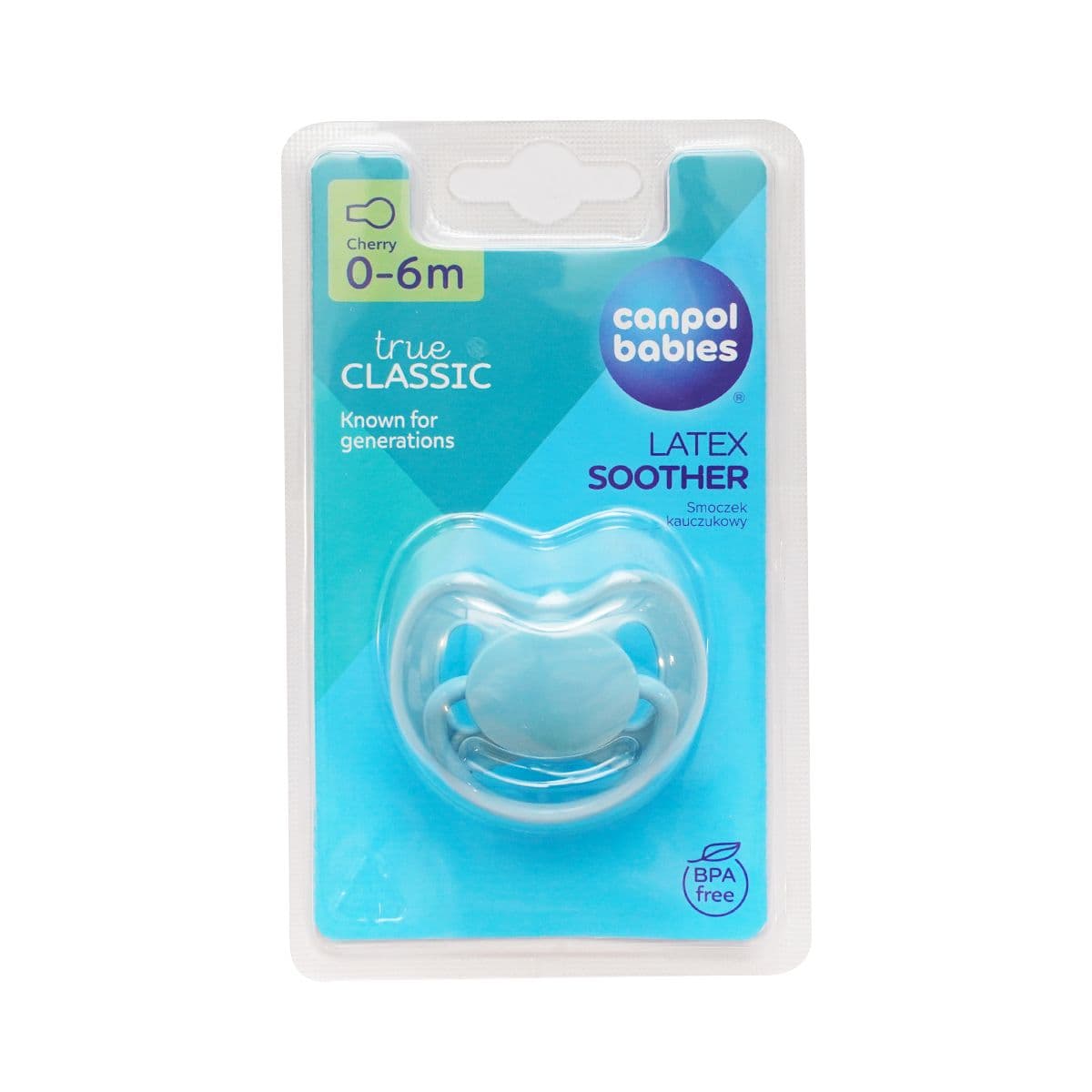 ლატექსის მატყუარა NUDE ცისფერი 0-6 თვე 2867 კანპოლი - Canpol