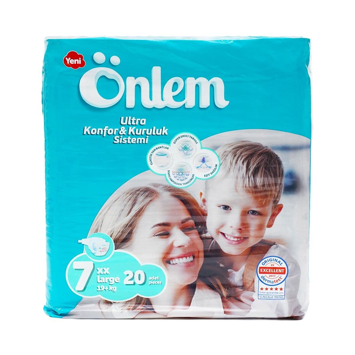 საფენი ბავშვის 19+კგ 20 ცალი 8794 ონლემი - Onlem