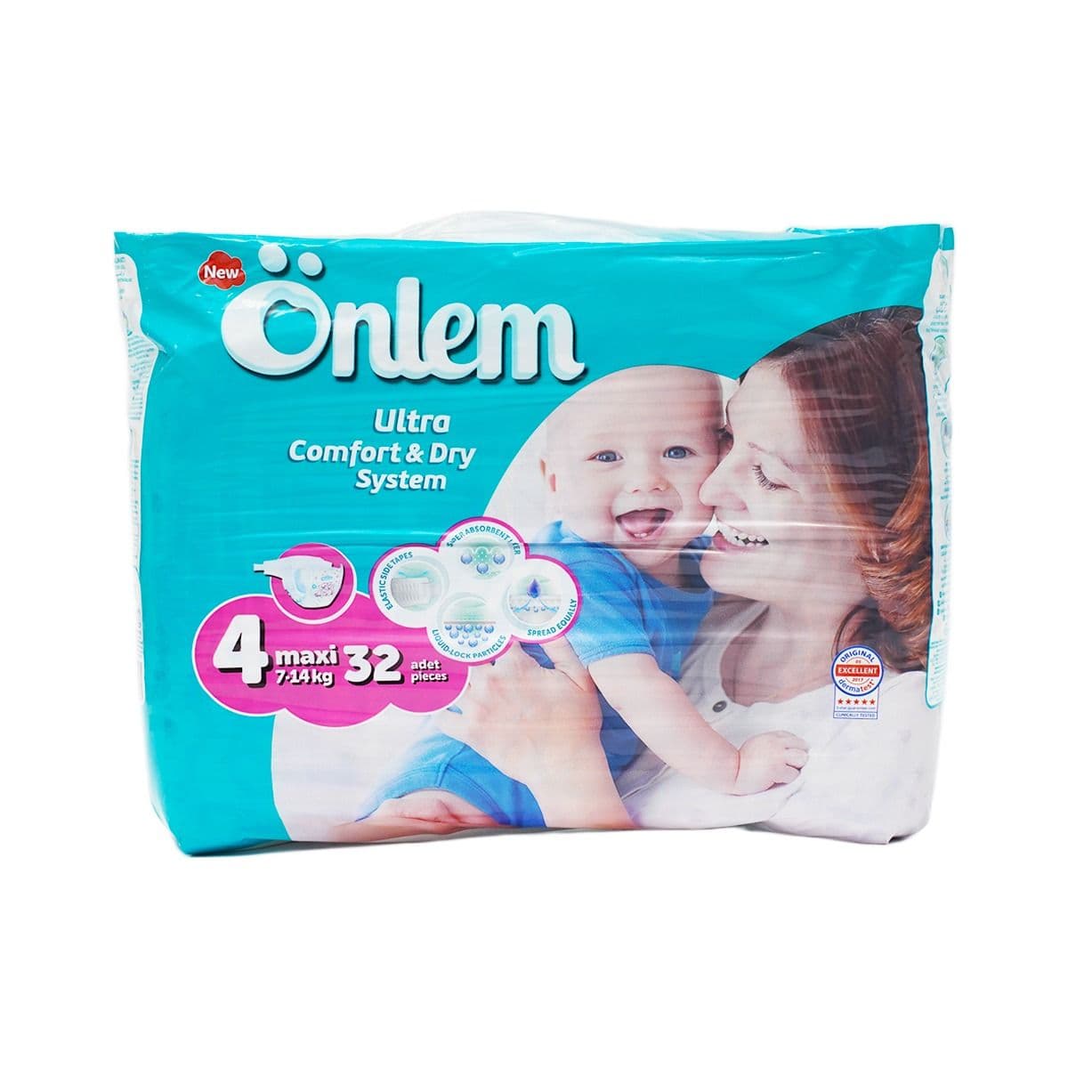 საფენი ბავშვის 7-14კგ 32 ცალი 3461 ონლემი - Onlem