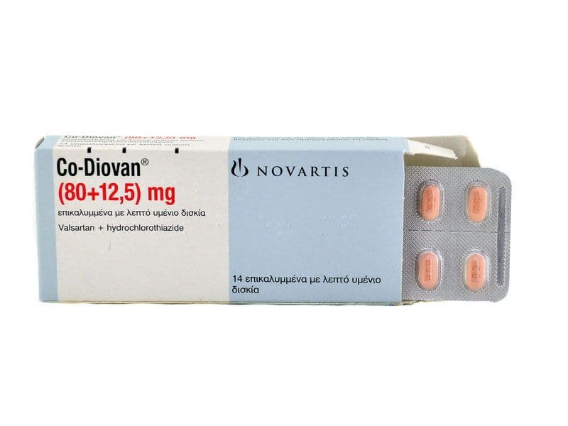კო-დიოვანი - Codiovan 80/12.5მგ 14 ტაბლეტი