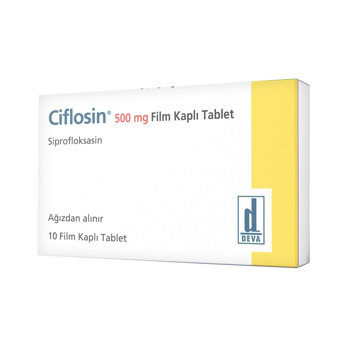 ციფლოსინი - Ciflosin 500მგ 10 ტაბლეტი