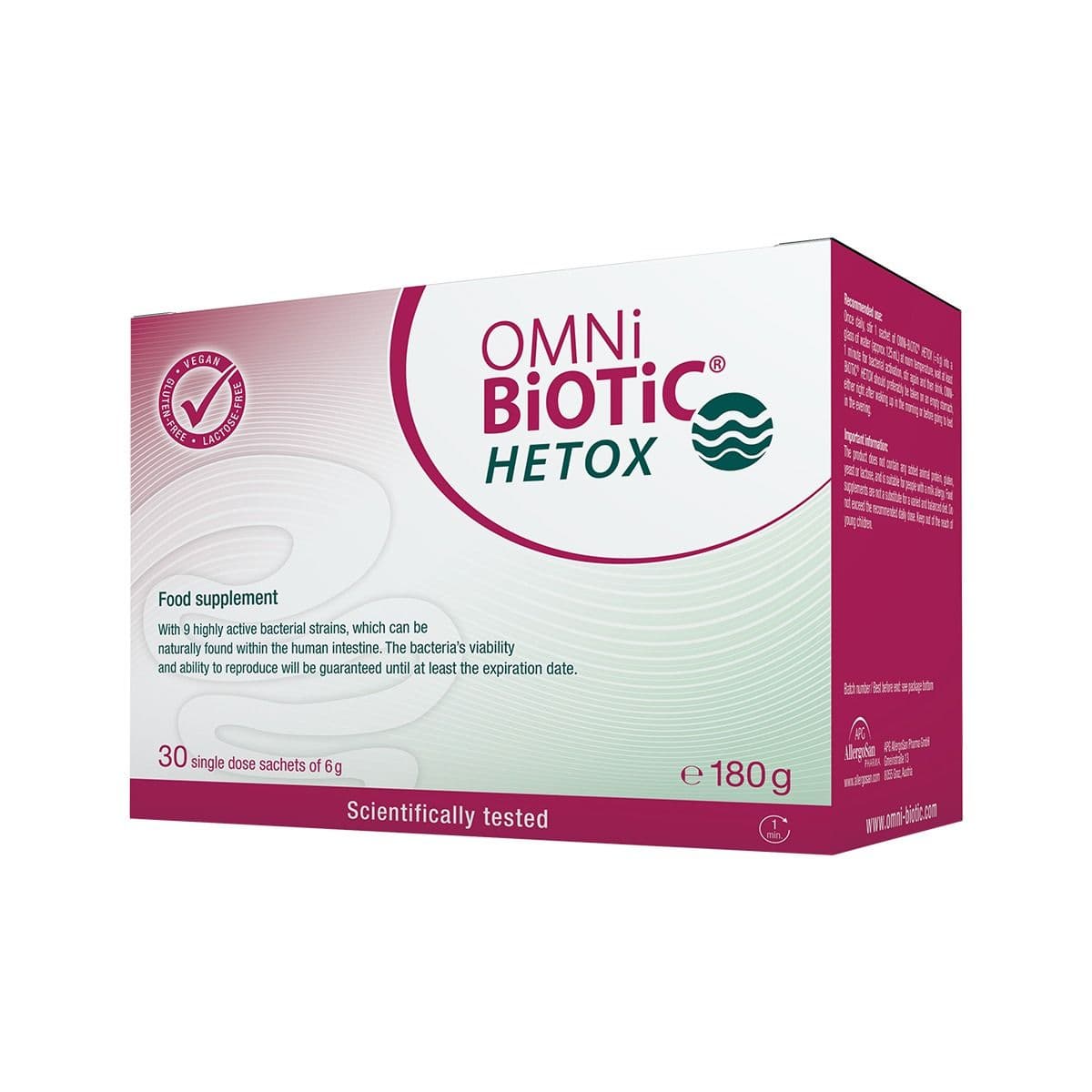 ომნი-ბიოტიკი ჰეტოქსი 6გ 30 საშეტი ალერგოსანი - AllergoSan