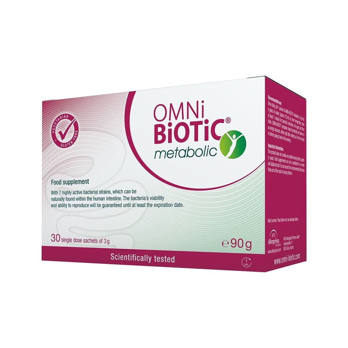 ომნი-ბიოტიკი მეტაბოლიკი 3გ 30 საშეტი ალერგოსანი - AllergoSan