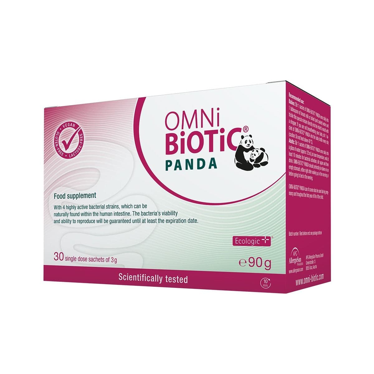 ომნი-ბიოტიკი პანდა 3გ 30 საშეტი ალერგოსანი - AllergoSan