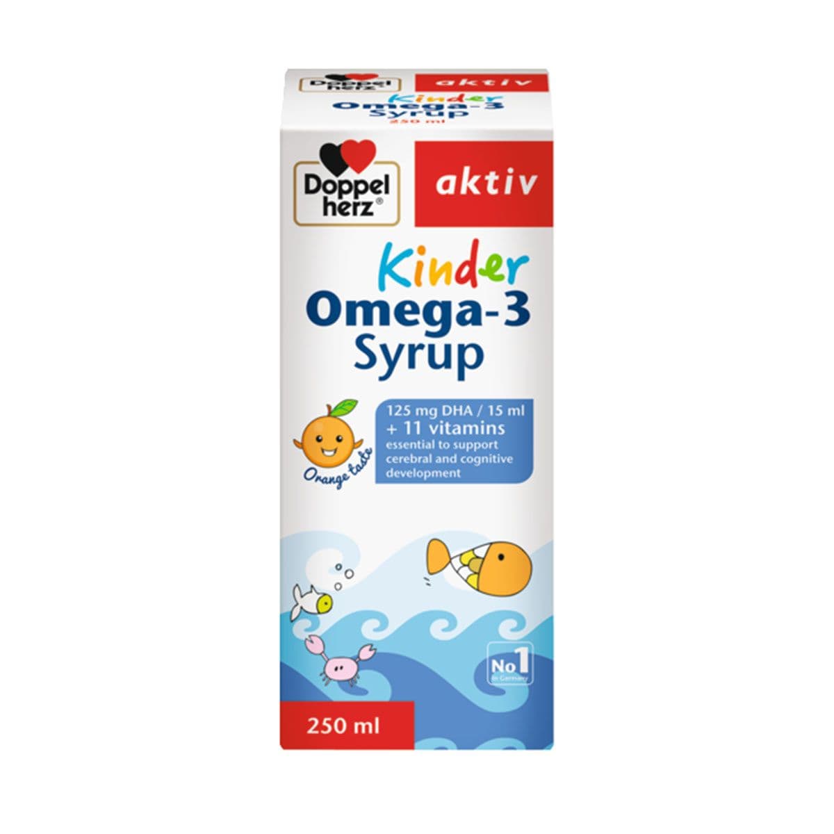 ომეგა-3 საბავშვო 250მლ დოპელჰერცი - Doppelherz