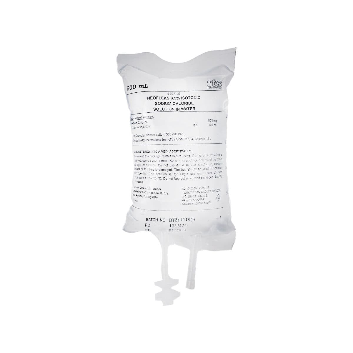 ნეოფლექსი - Neofleks NaCl 0.9% ხსნარი 500მლ