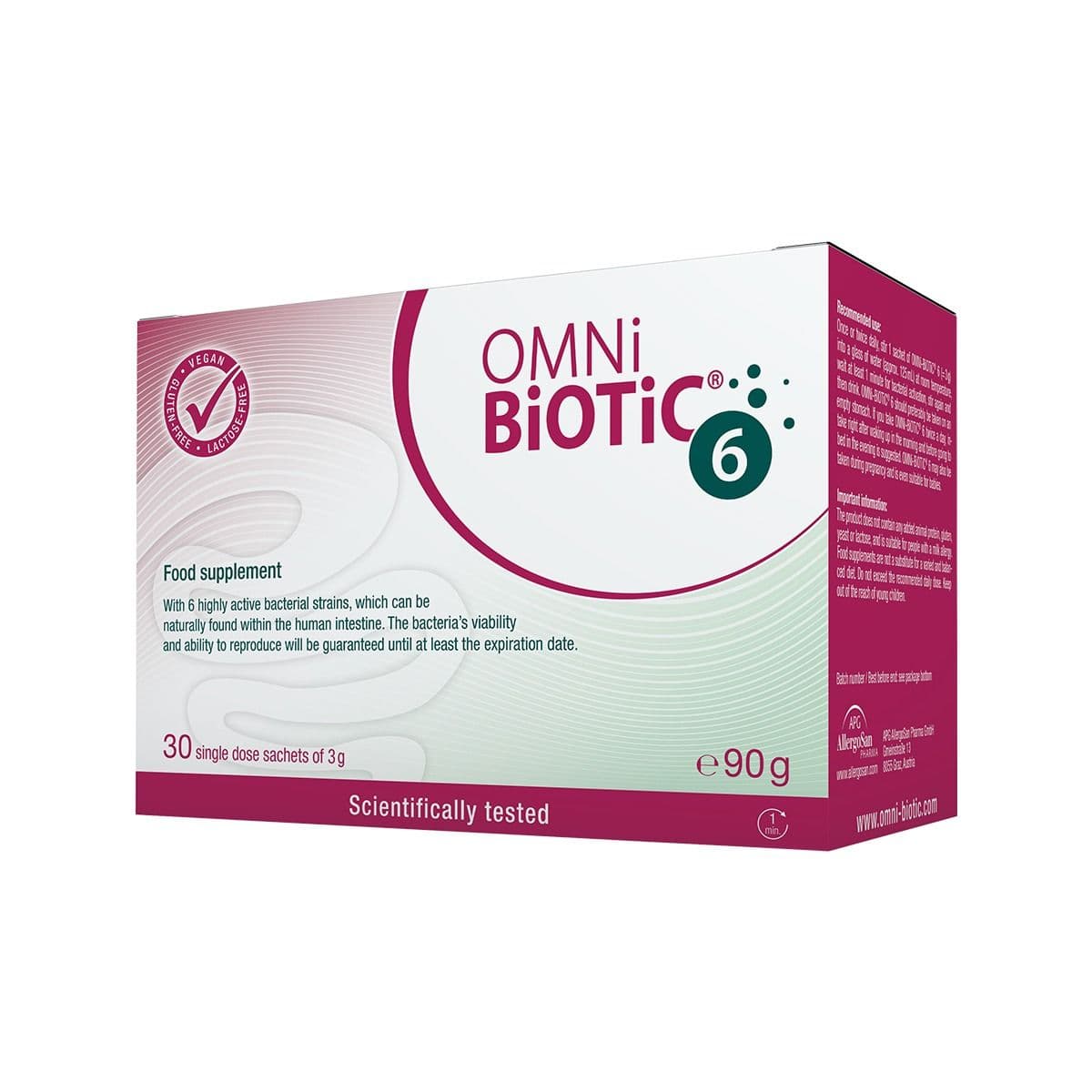 ომნი-ბიოტიკი 6 3გ 30 საშეტი ალერგოსანი - AllergoSan