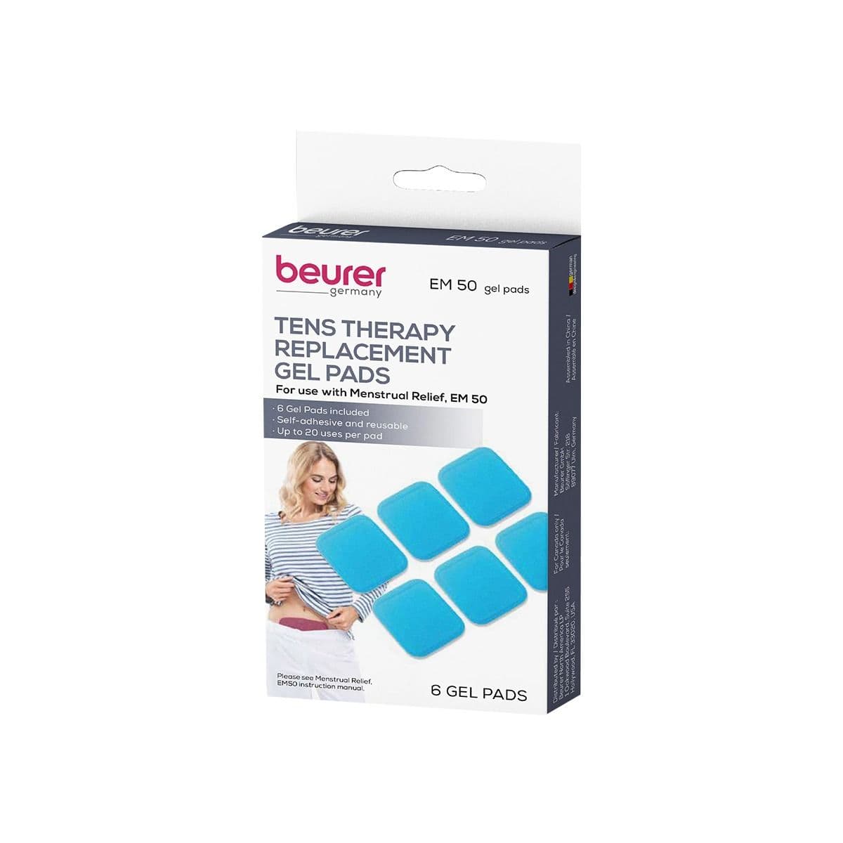 გელისებრი პადები EM 50 ბოირერი - Beurer