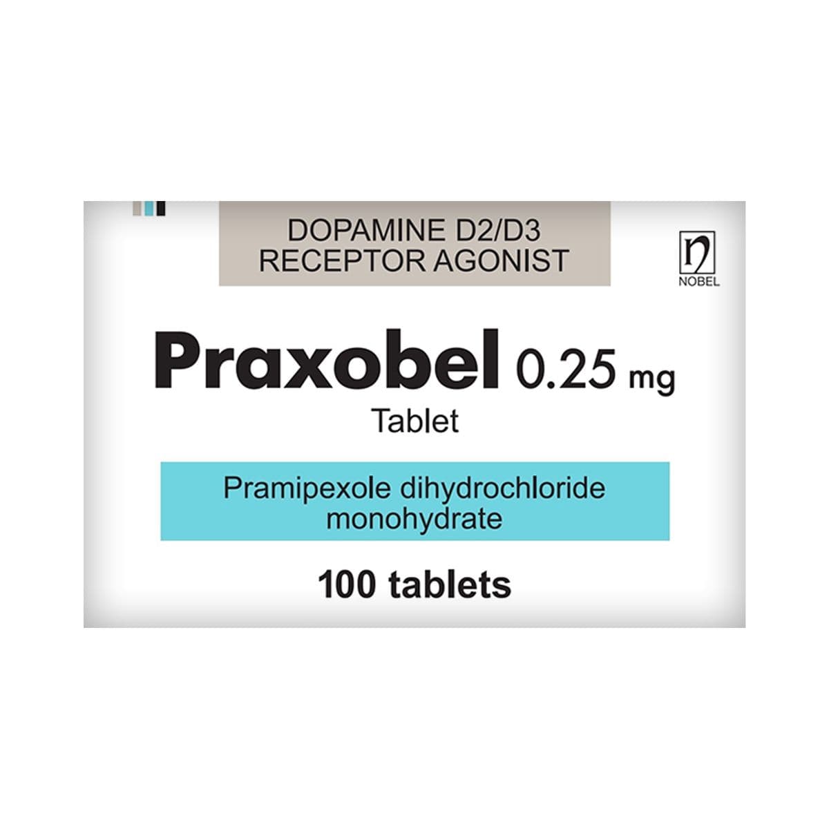 პრაქსობელი - Praxobel 0.25მგ 100 ტაბლეტი