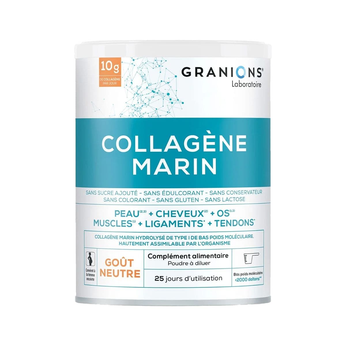 ზღვის კოლაგენი ფხვნილი 258გ გრანიო - Granions