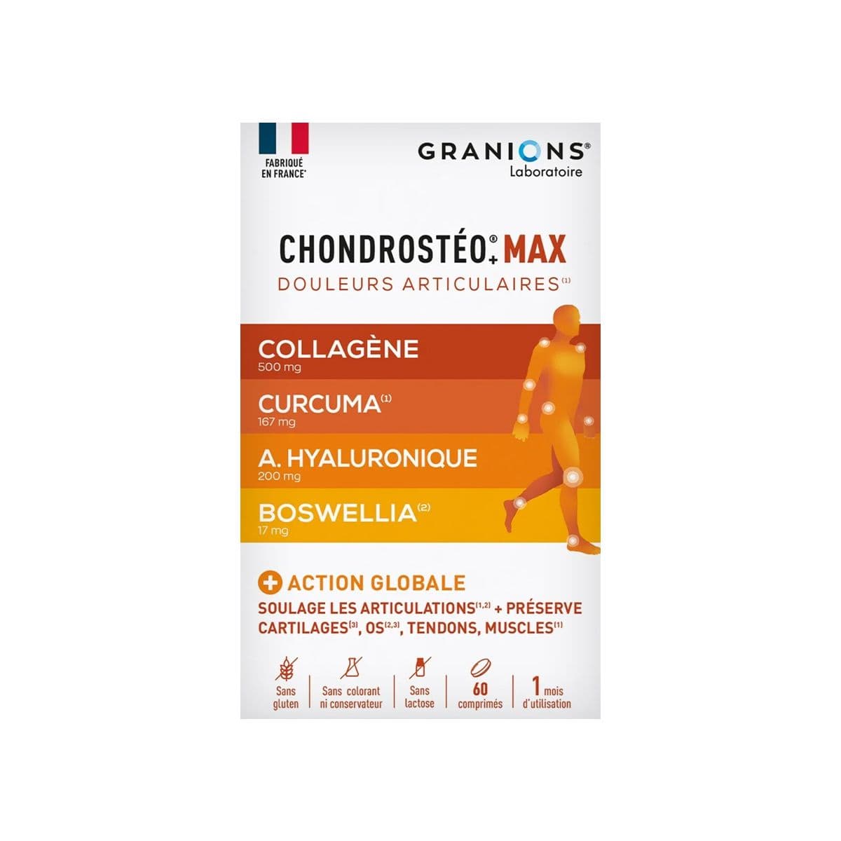 ქონდროსტეო მაქსი 60 ტაბლეტი გრანიო - Granions