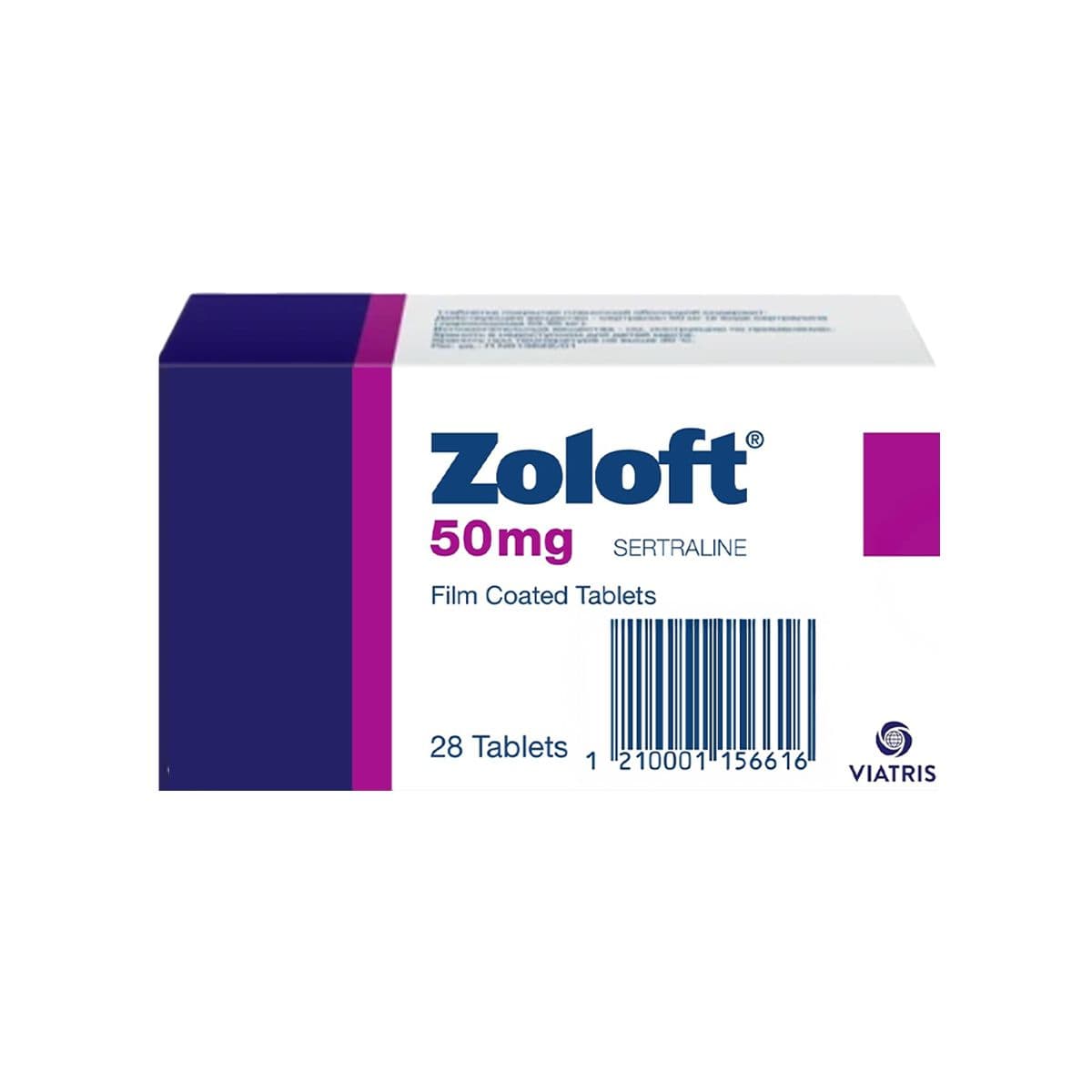 ზოლოფტი - Zoloft 50მგ 28 ტაბლეტი