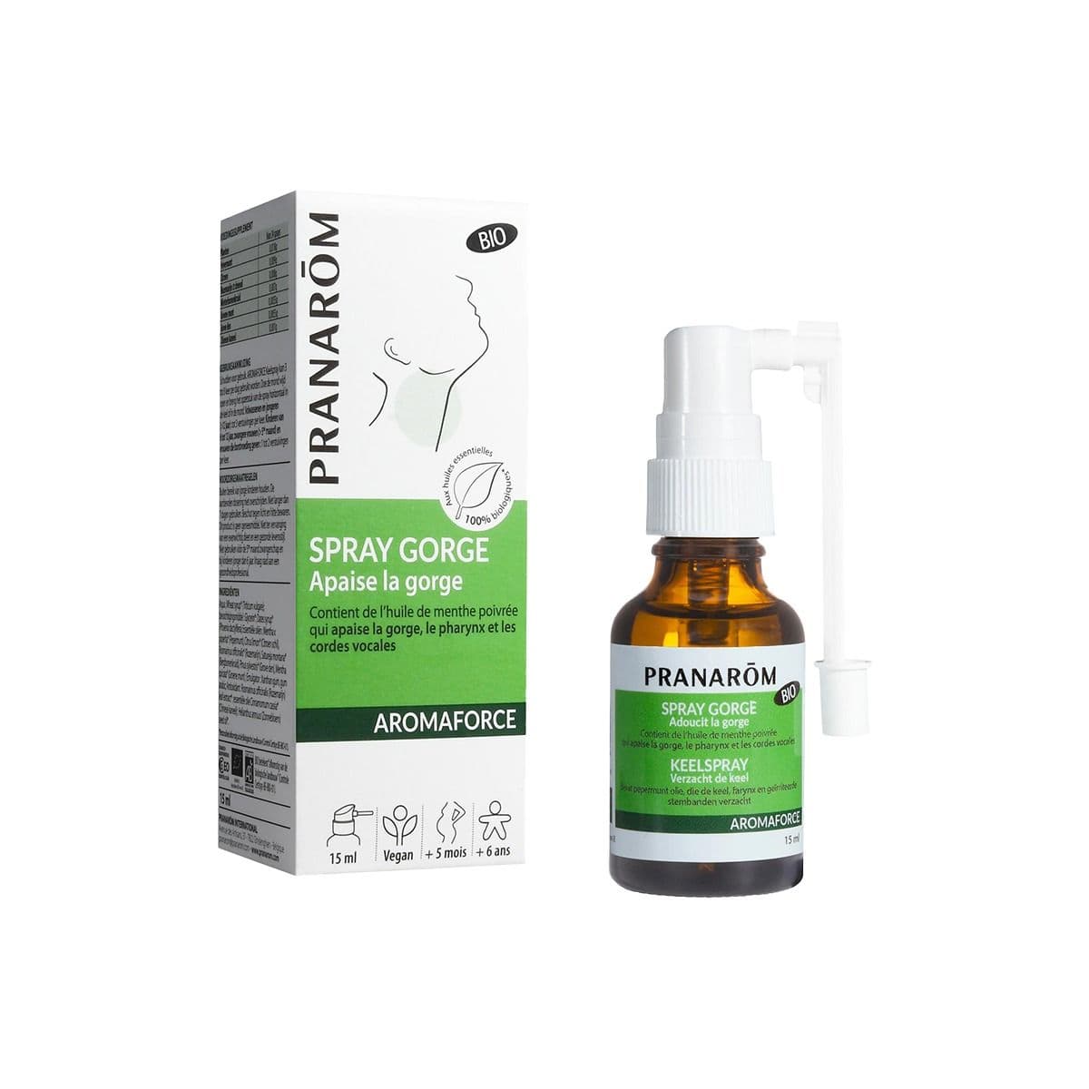 ყელის სპრეი 15მლ პრანარომი - Pranarom