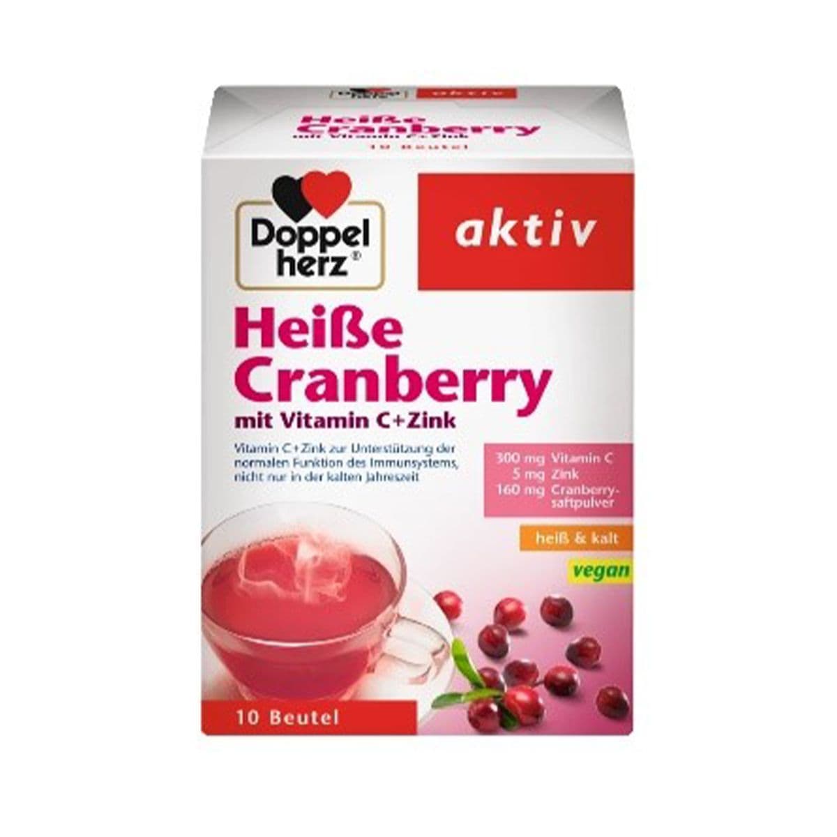 ჩაი შტოში ვიტამინი C და Zn 10 პაკეტი დოპელჰერცი - Doppelherz