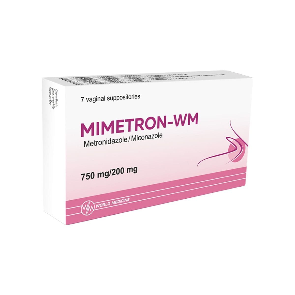 მიმეტრონ-WM  - Mimetron-WM ვაგინალური სუპოზიტორია და სათითურით 7 ცალი