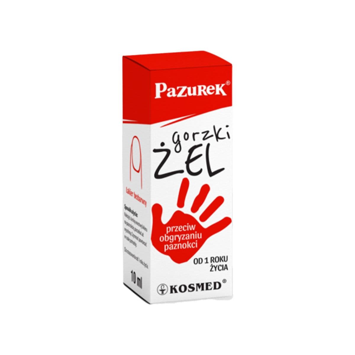 პაზურეკი - Pazurek ფრჩხილის კვნეტის საწინააღმდეგო ლაქი 10მლ