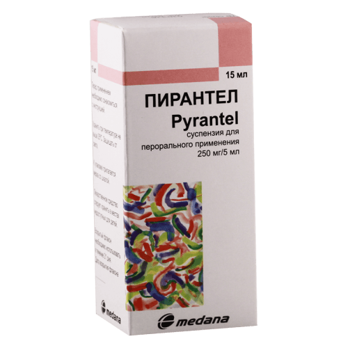 პირანტელი სუსპენზია ორალური 125მგ/2.5მლ 15მლ ფლაკონი #1