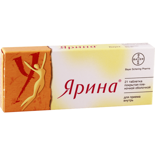 იარინა ტაბლეტი 0.03მგ+3მგ #21