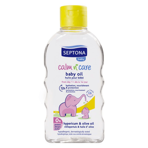 სეპტონა - ბავშვის ზეთი ზეთისხილის ექსტრაქტით 200მლ