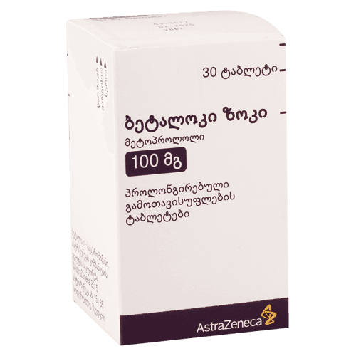 ბეტალოკი ზოკ ტაბლეტი 100მგ #30