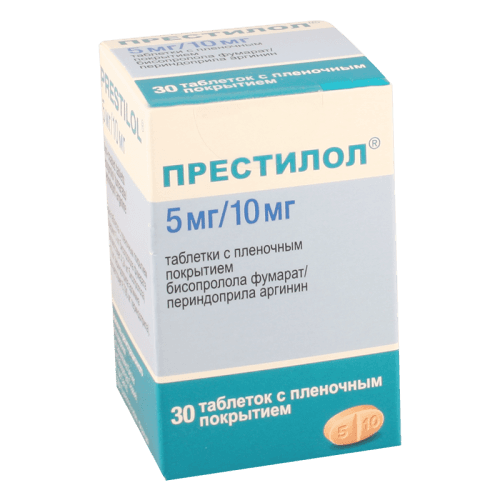 პრესტილოლი ტაბლეტი 5მგ+10მგ #30
